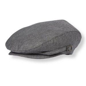 Janie & Jack dark gray newsboy cap, 6-12 months